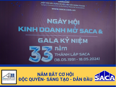 AZDOOR VN chúc mừng “Kỷ niệm 33 năm thành lập SACA”