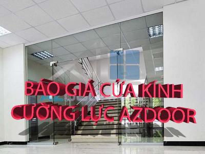 Báo giá cửa kính cường lực tại HCM mới nhất 2019