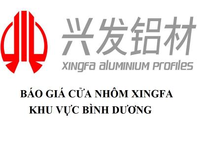 Báo giá cửa nhôm Xingfa Bình Dương