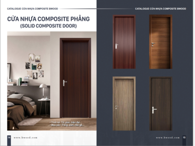 CỬA NHỰA COMPOSITE PHẲNG BWOOD (SOLID COMPOSITE DOOR)